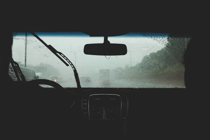 windshield wipers are squeaky cars wipers in front of rain