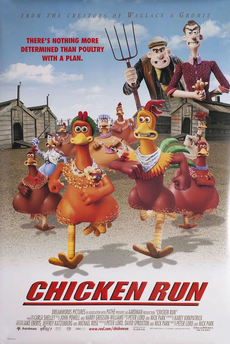 chicken run 2000 movie poster