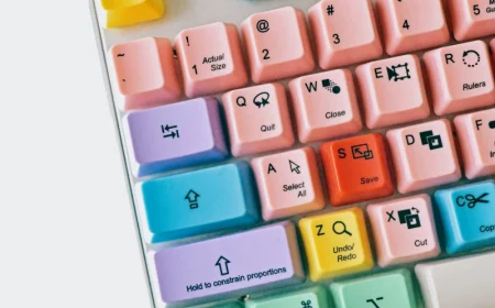 colorful key board
