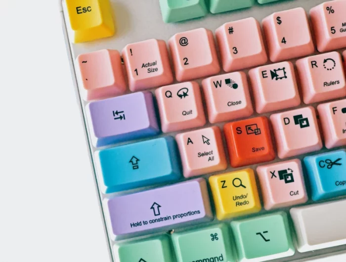 colorful key board