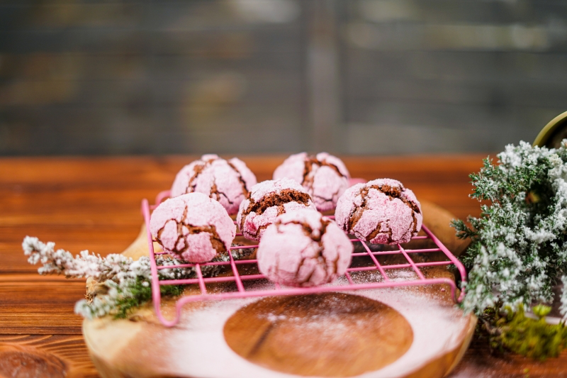 gluten free crinkle cookies