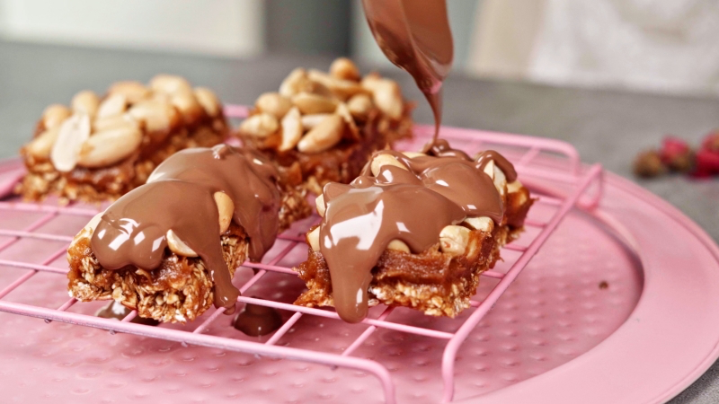 healthy snickers bar vegan and gluten free