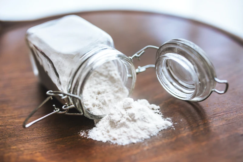 how to remove calcium buildup spilt jar of baking soda