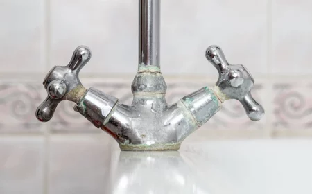 how to remove calcium buildup tap with a lot of limescale