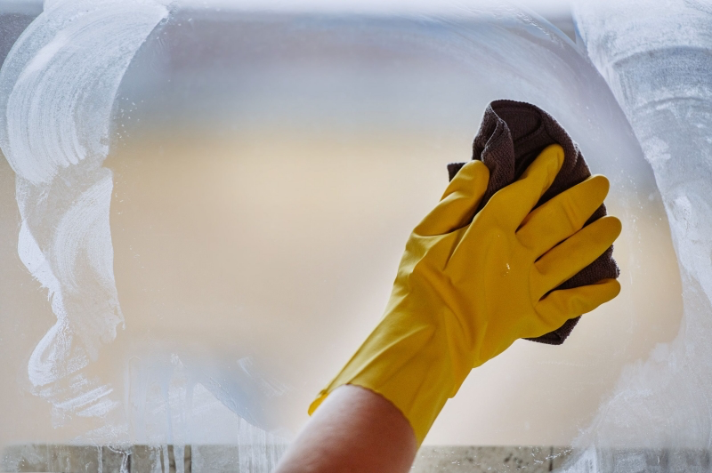 how to remove rain spots from windows