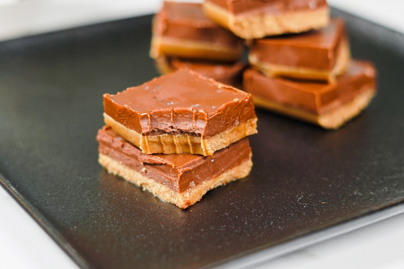 salted caramel peanut butter fudge