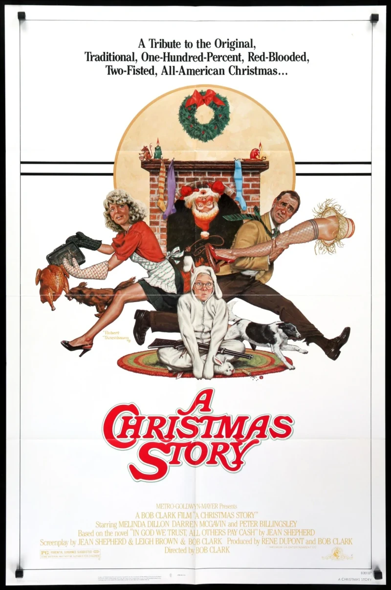 the poster for a christmas story