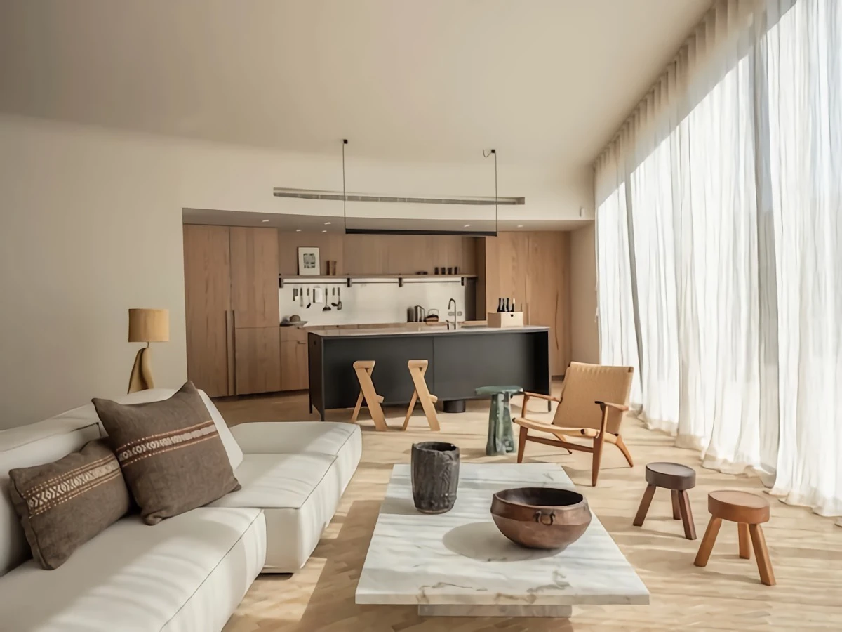 2023 living room trends wooden inspired living room design