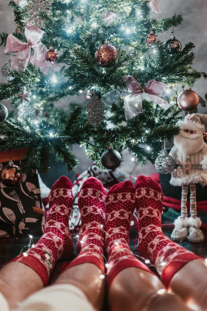christmas present ideas red christmas socks