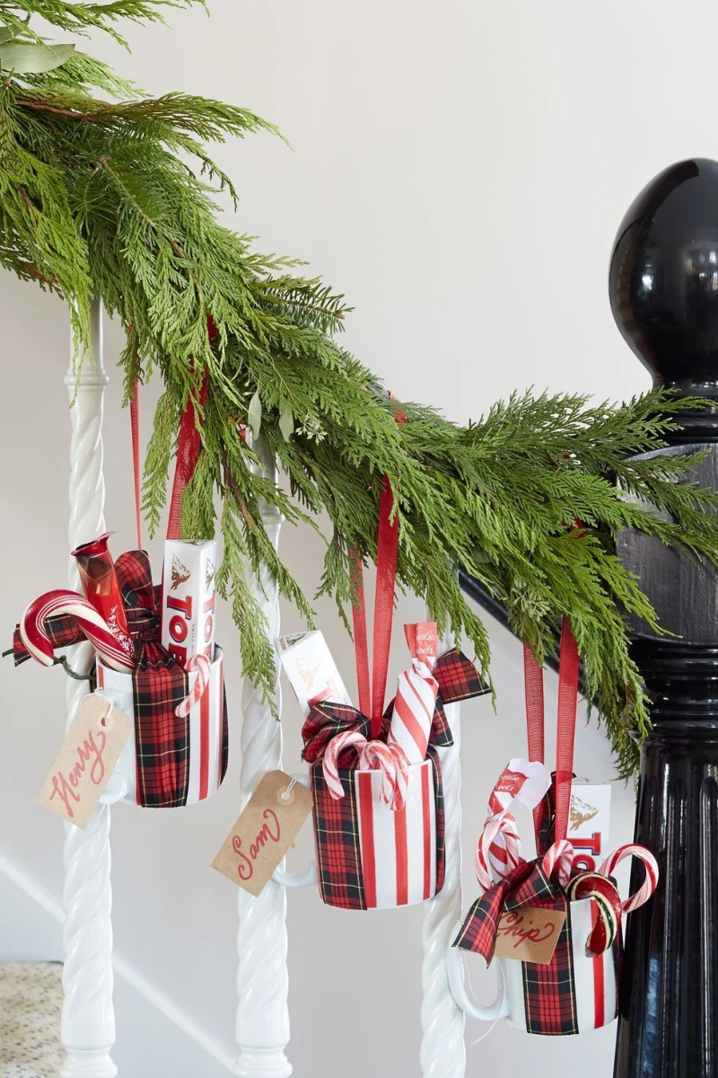 diy christmas decorations christmas decoration ideas mug stockings