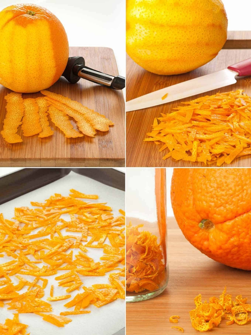 how to make dried orange peel2