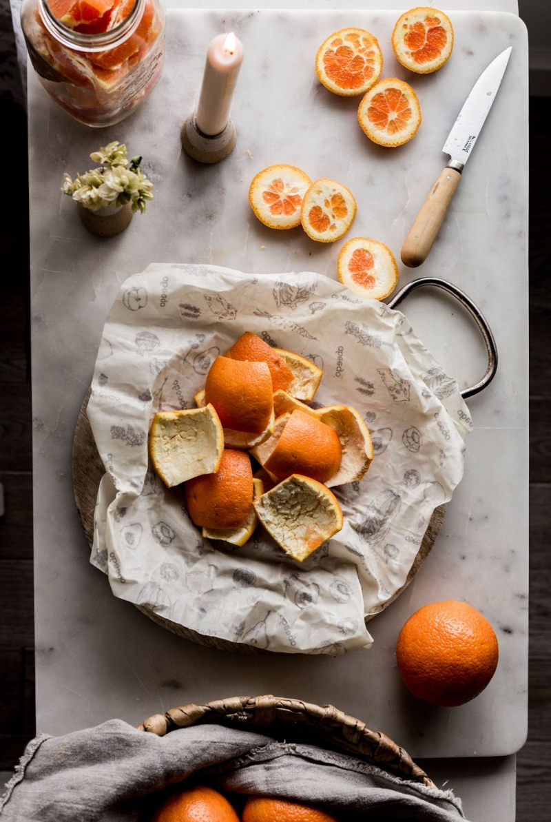 how to peel tangerine easily