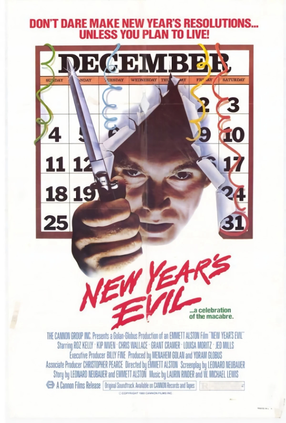 new years evil movie poster