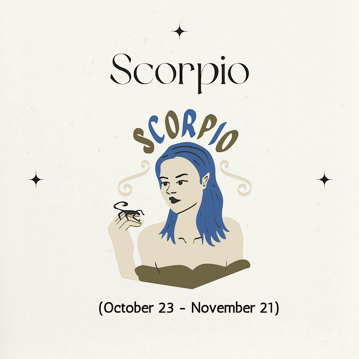 scorpio zodiac sign graphic