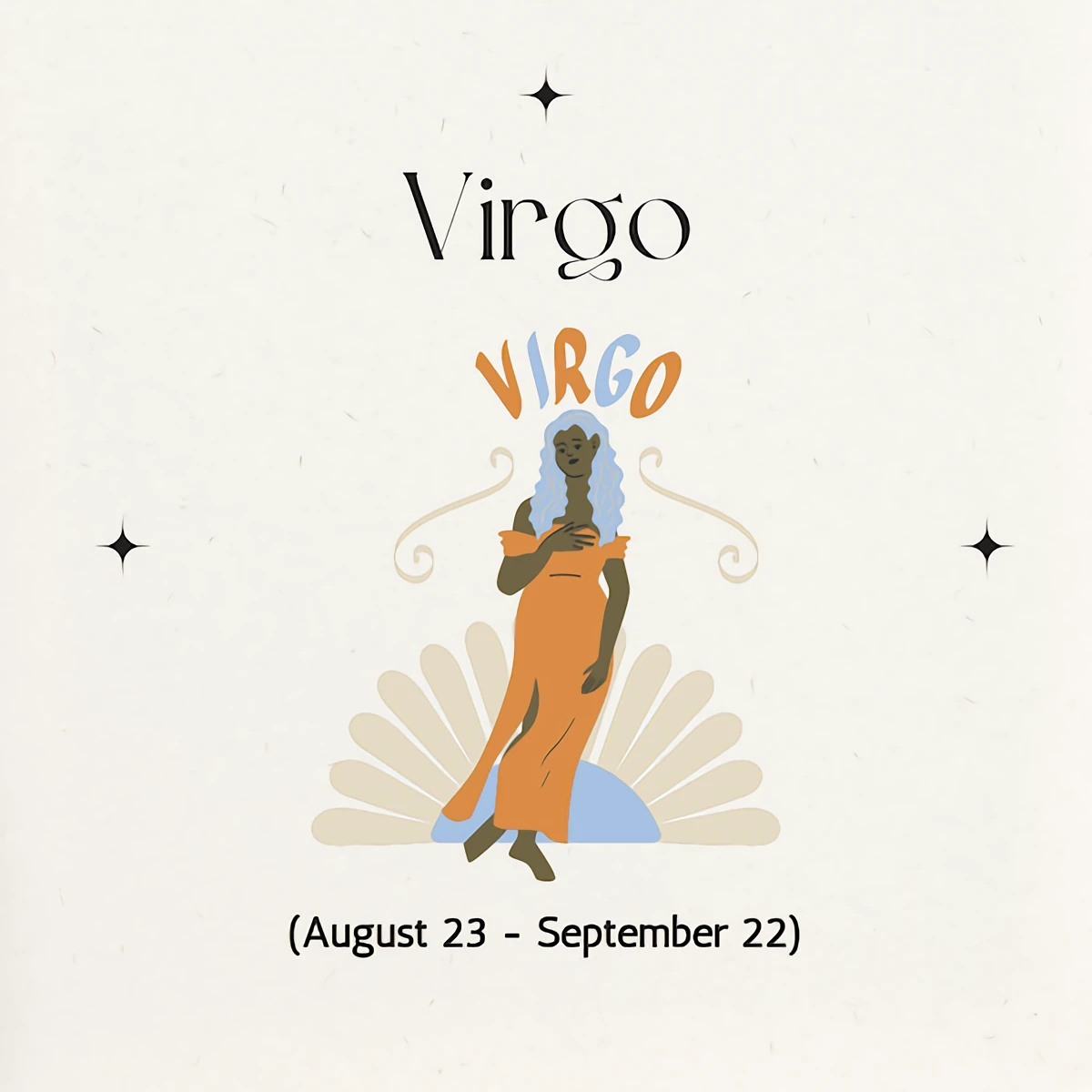 virgo zodiac sign graphic