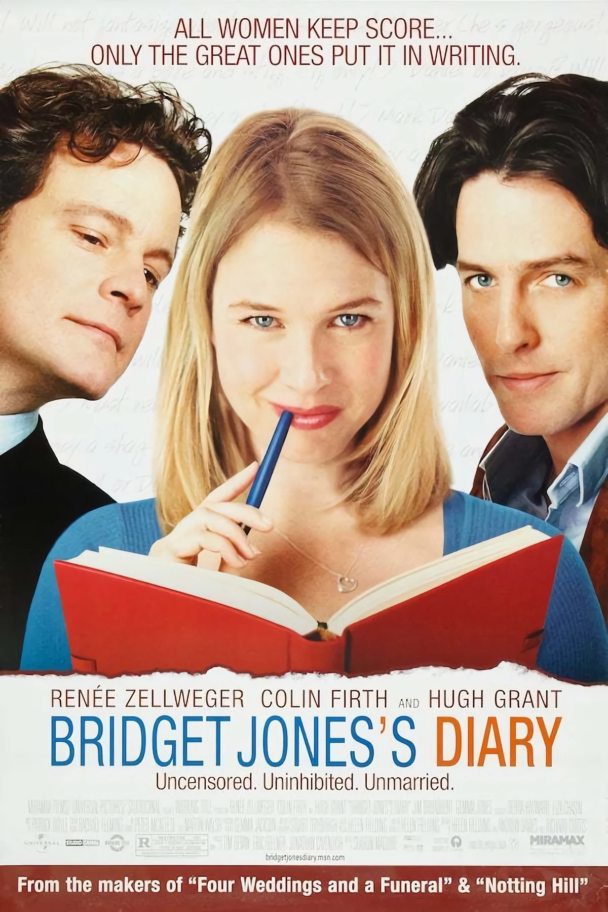 bridget jones diary movie poster
