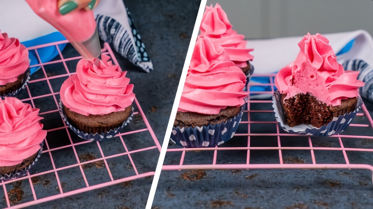 cupcakes pink collage