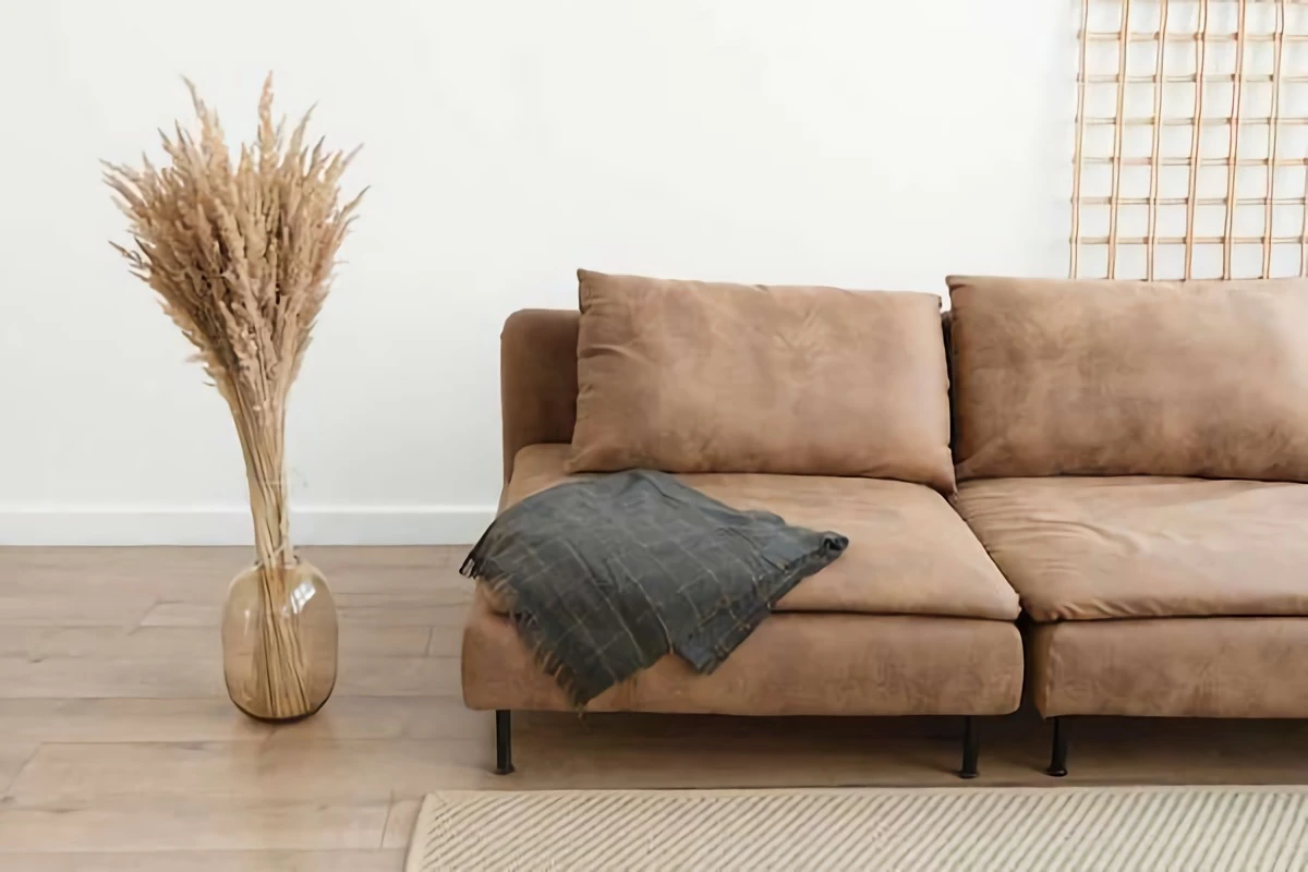 how to clean a suede couch large brown suede couch