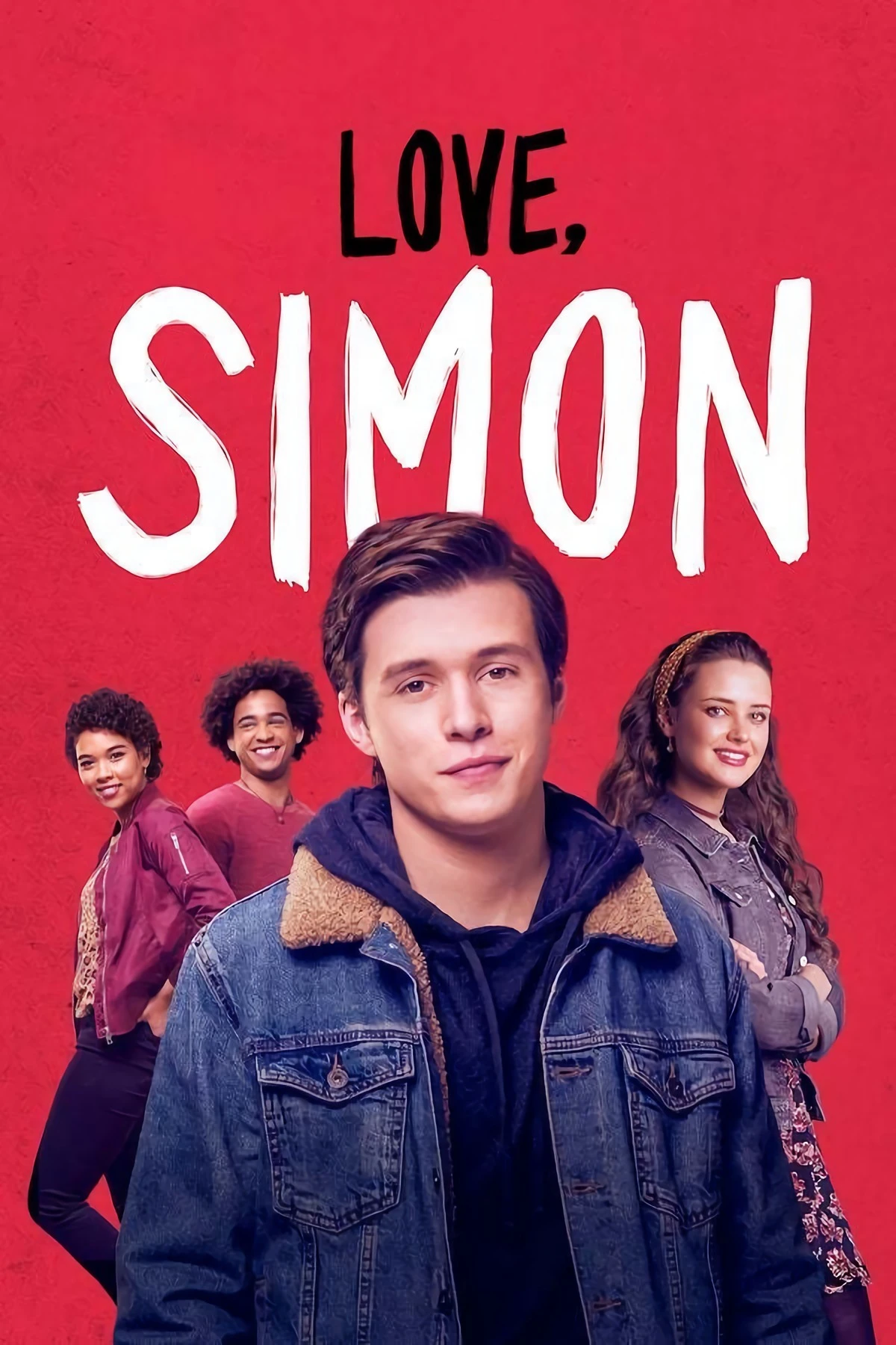 love simon red movie poster