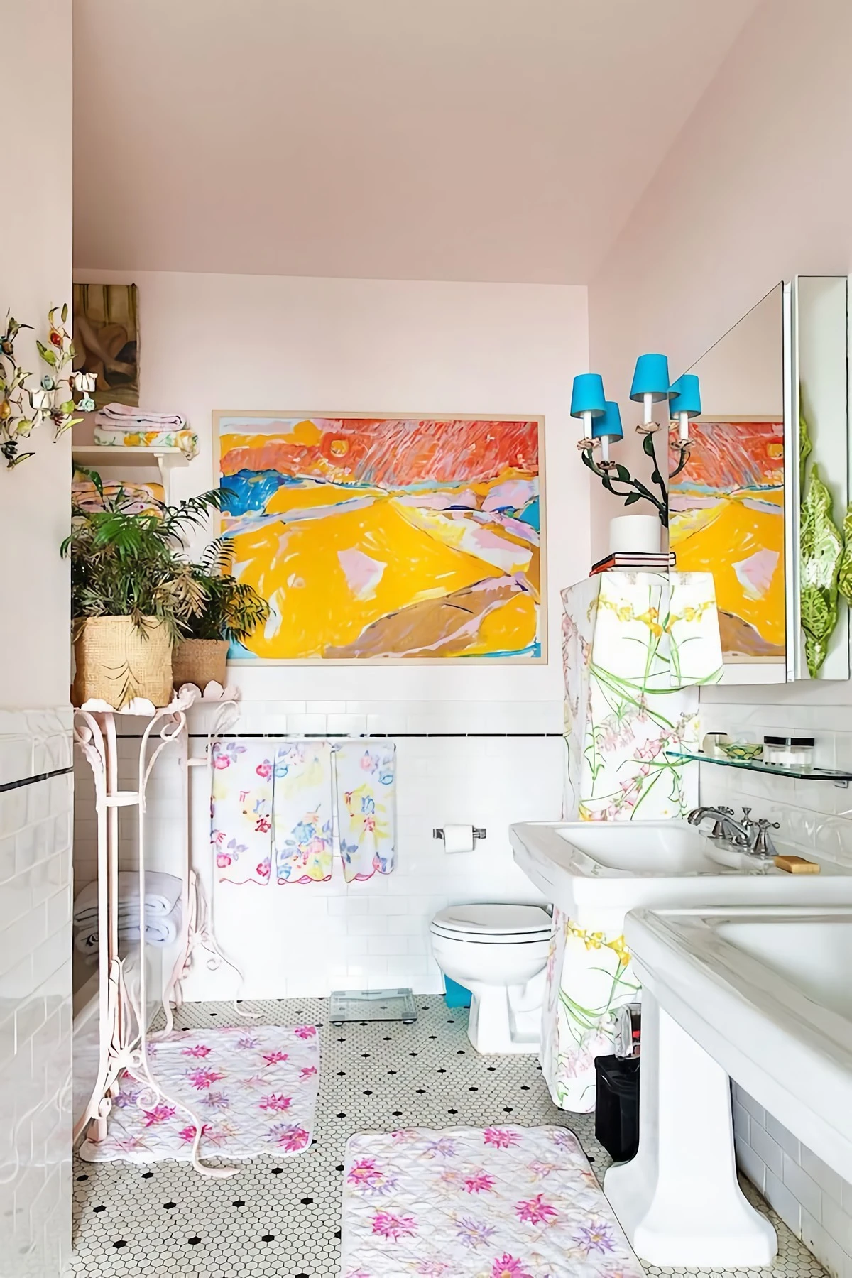 paint colors for small rooms pink blush bathroom