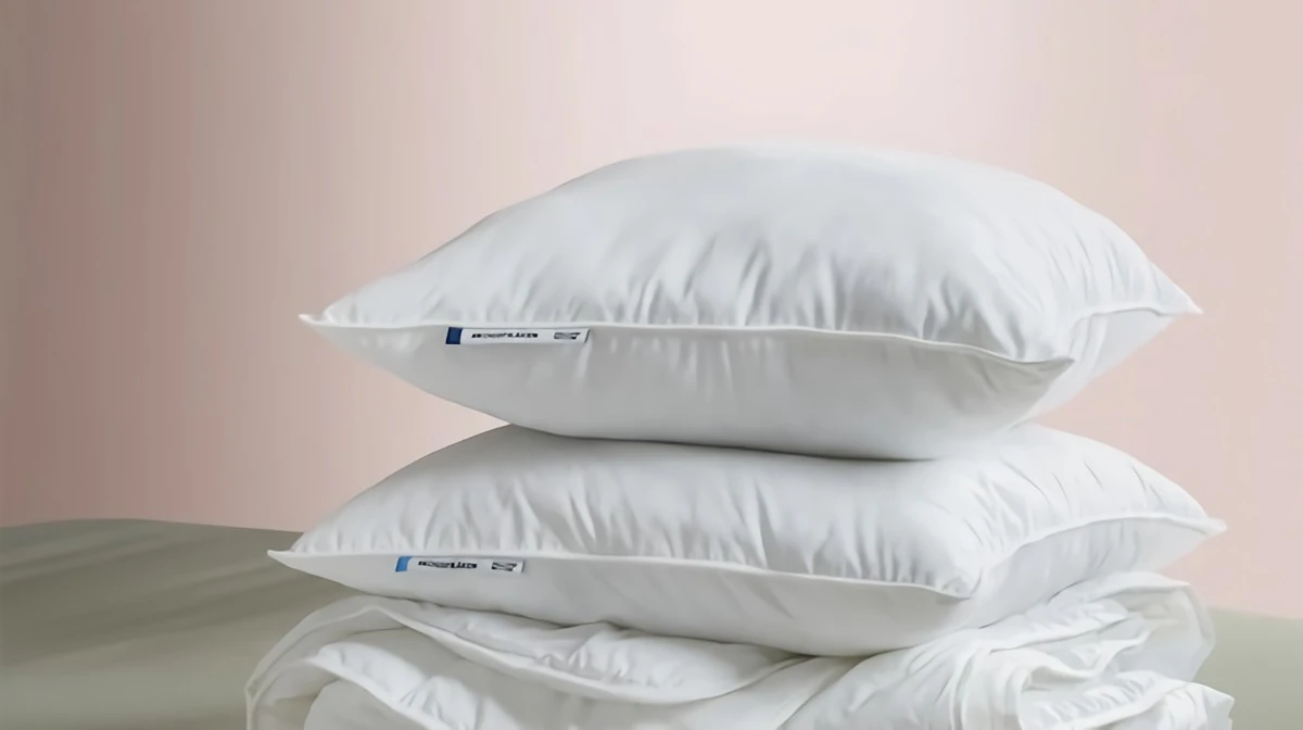 polyester pillows white from ikea