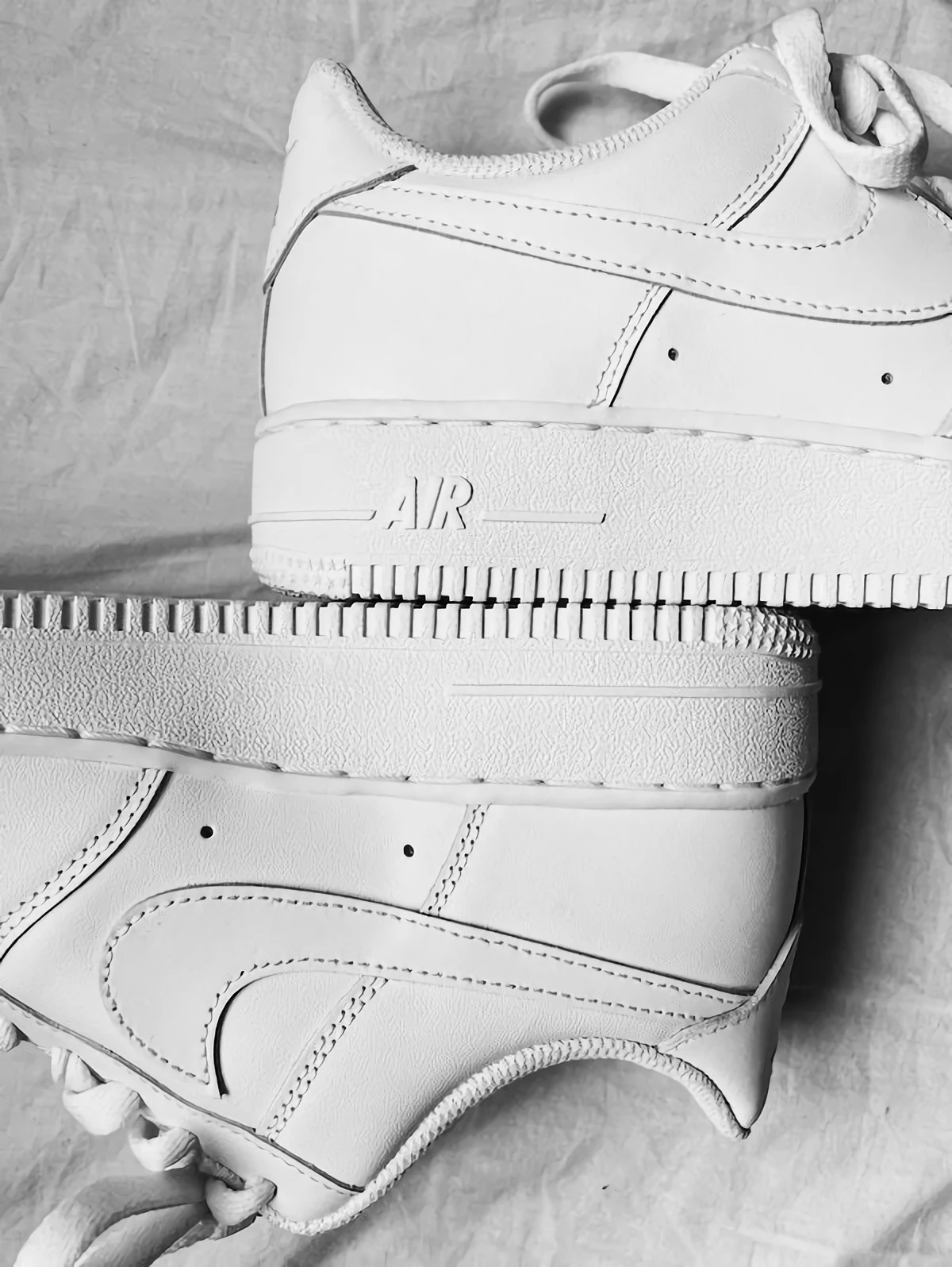 timeless fashion pieces white sneakers on white background