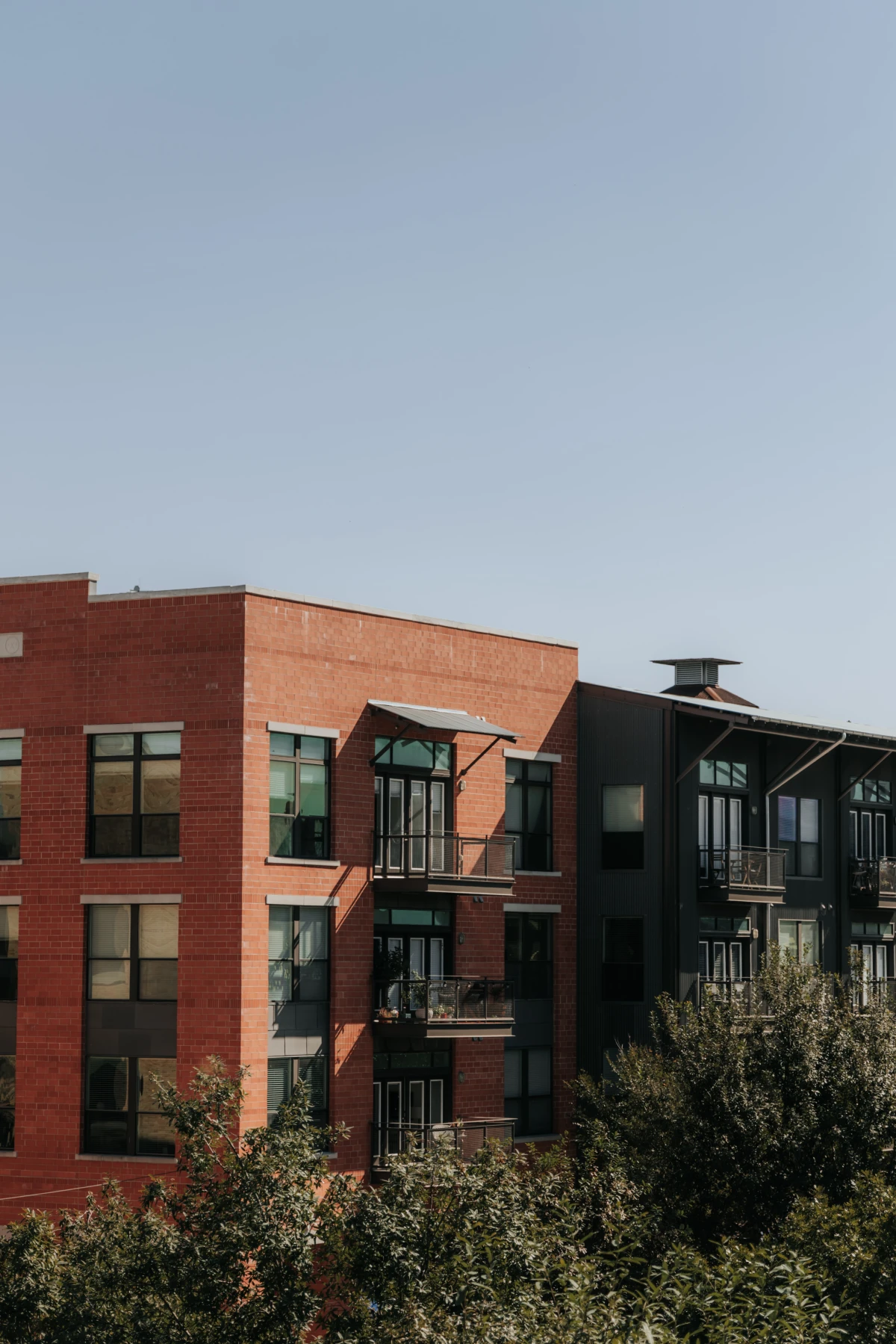 apartment complex buildings