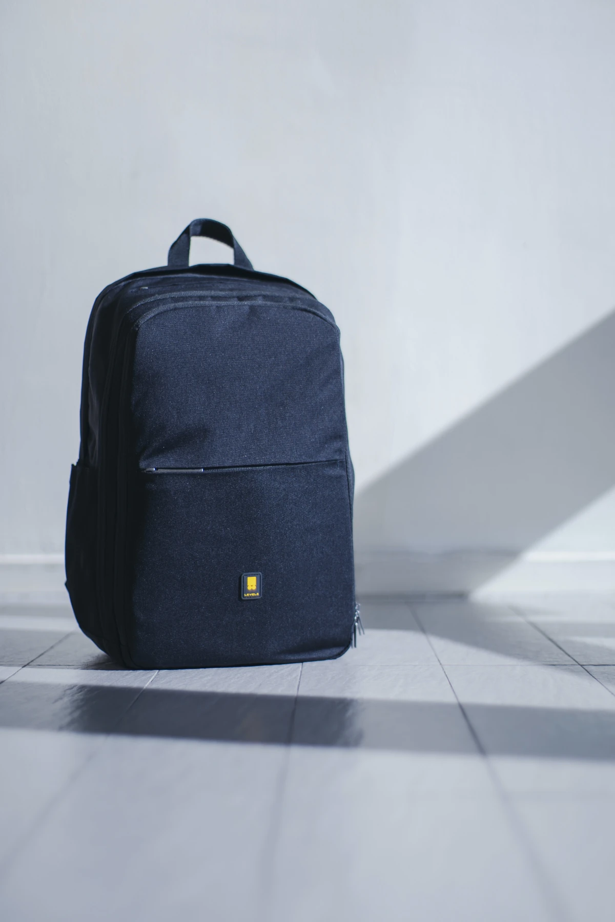 black plain backpack
