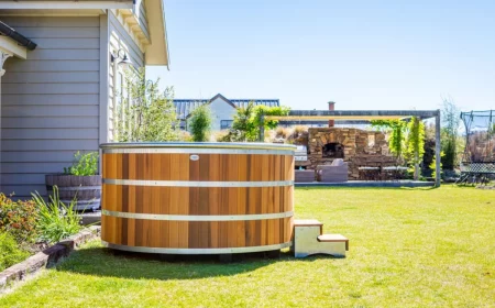 hot tub made from wood ceddar