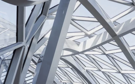 steel beams in weird positiobs