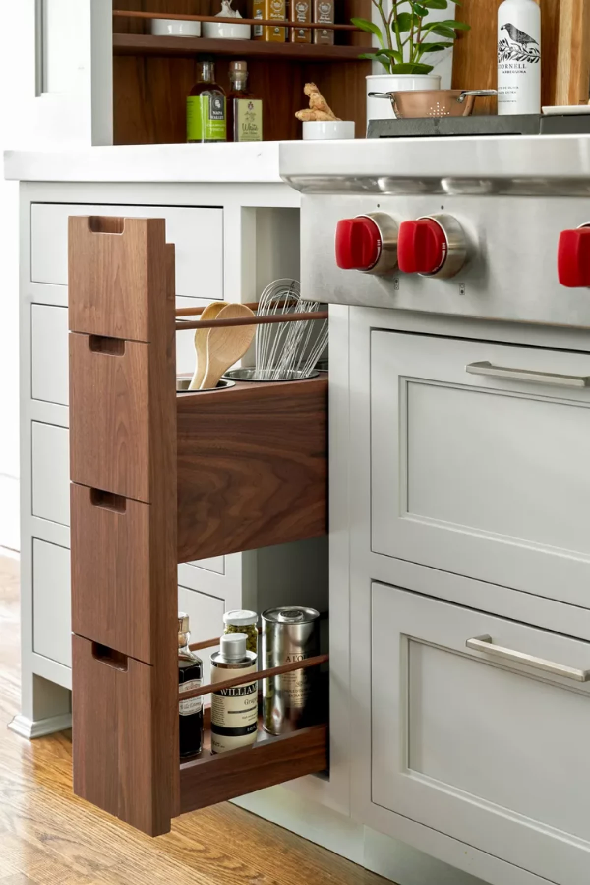 vertical kitchen drawer utensils