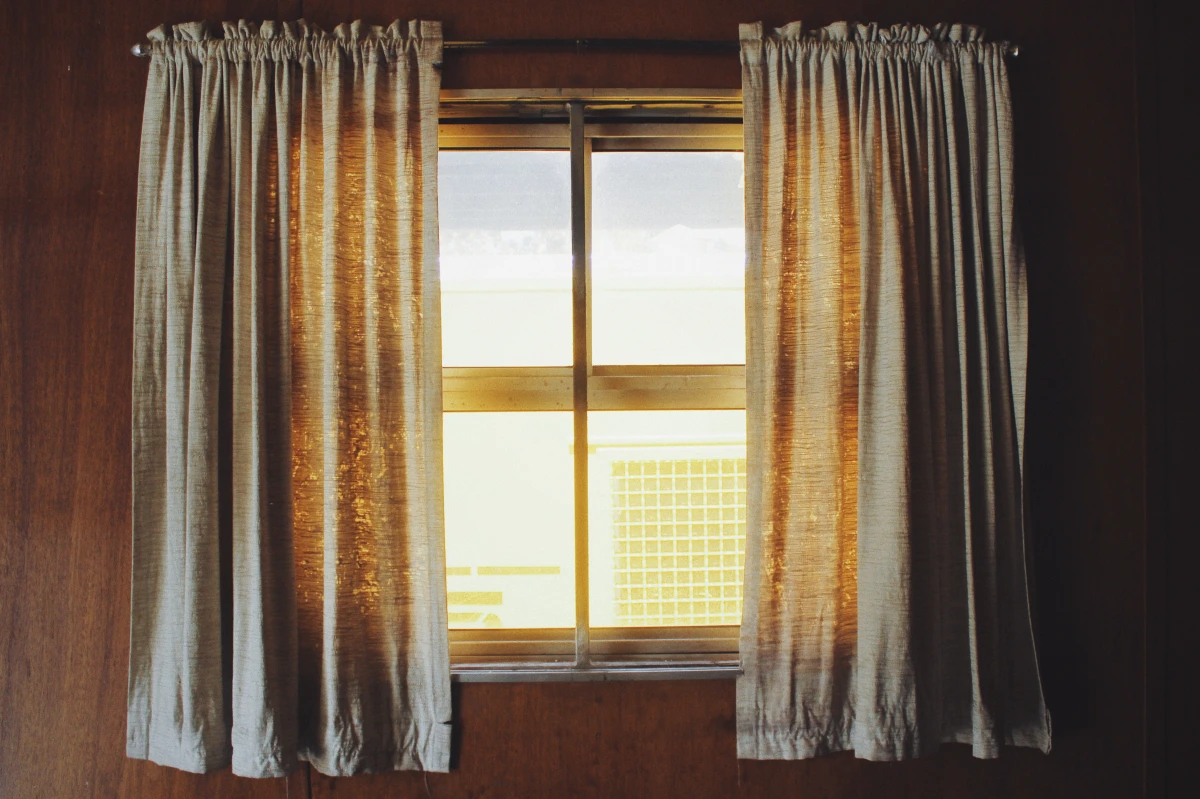 wax paper uses window curtains on rod