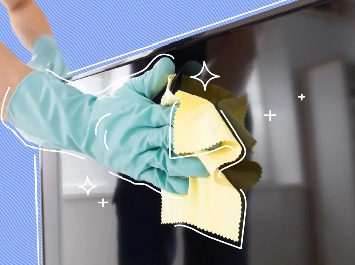 how to clean tv screen