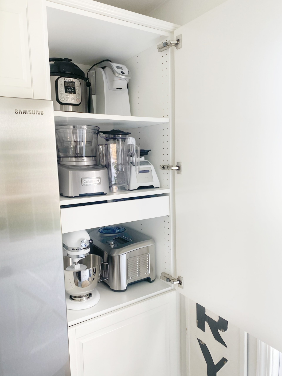 how to organize kitchen appliances