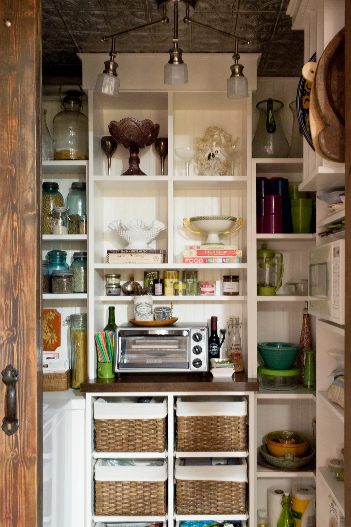 how to store large appliances in a small kitchen