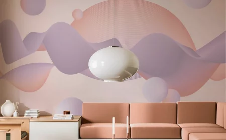 metawaves wallpaper in pink