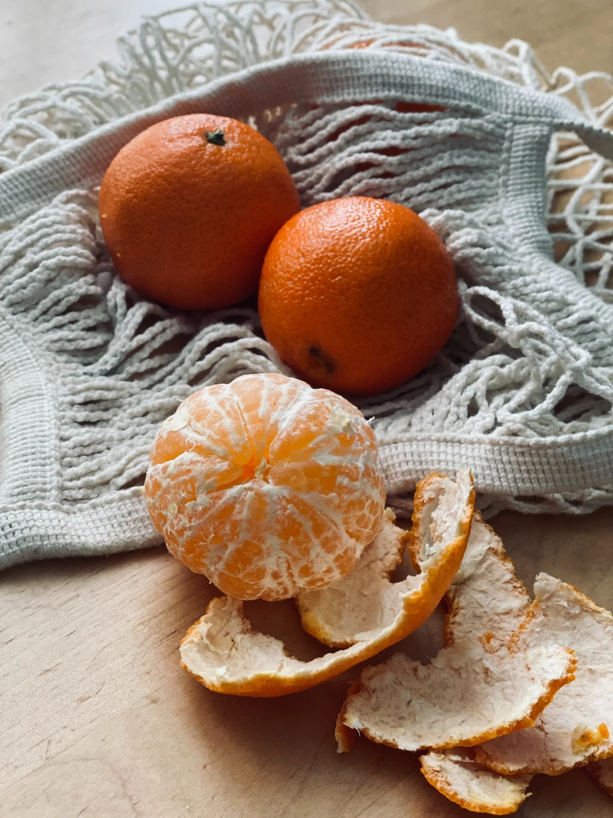 what not to compost peeled tangerine