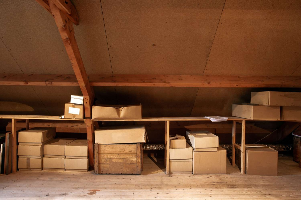 is it safe to store things in the attic