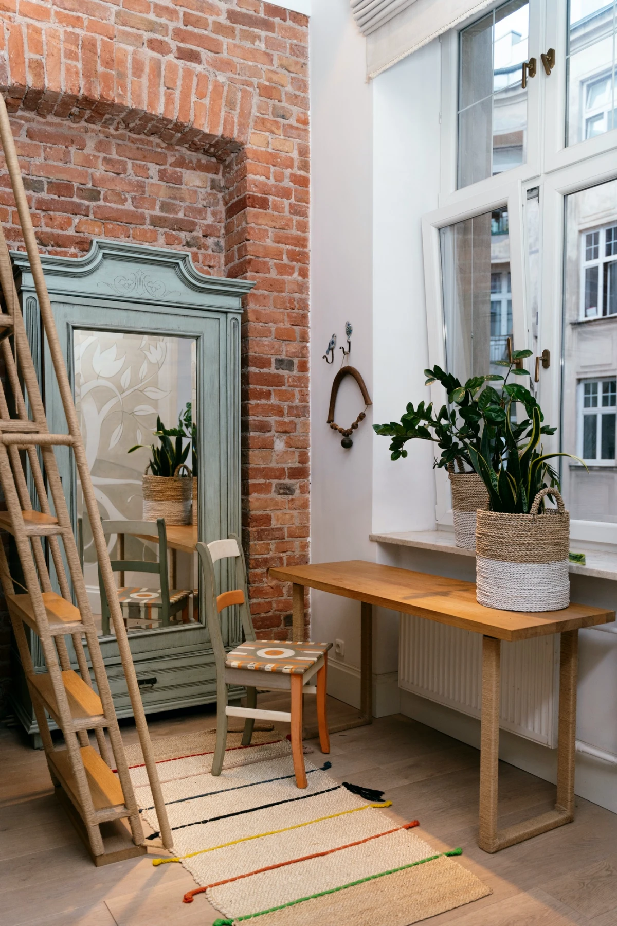 loft ladder boho style