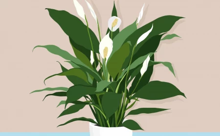 peace lily benefits in home