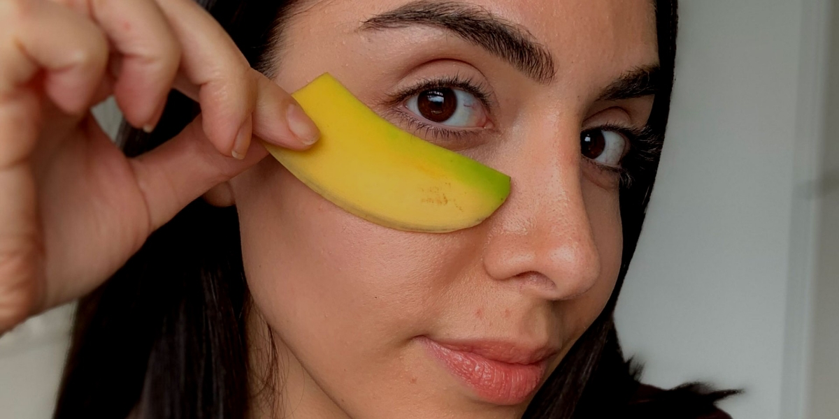 use banana peel on face