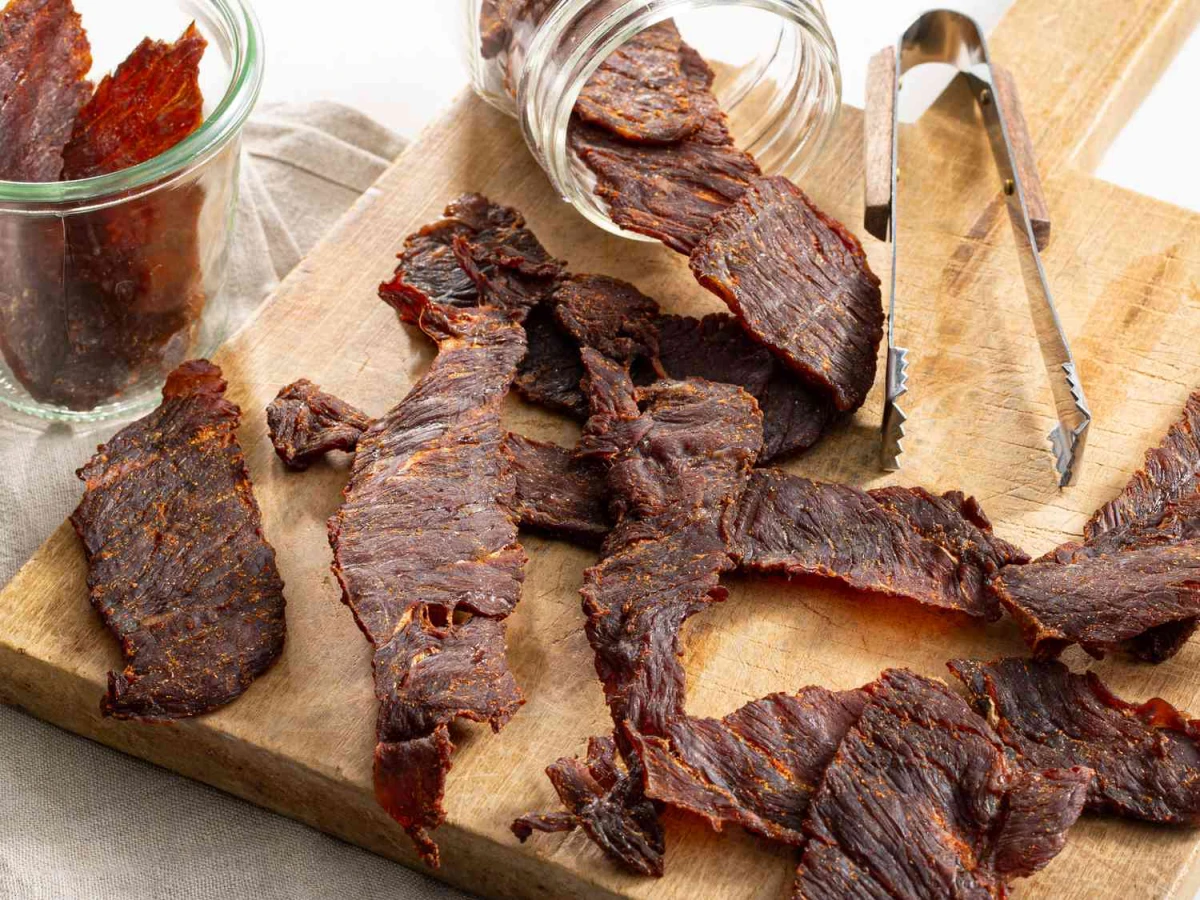 high protein snack beef jerky