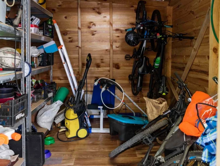 how to declutter a shed cluttered shed