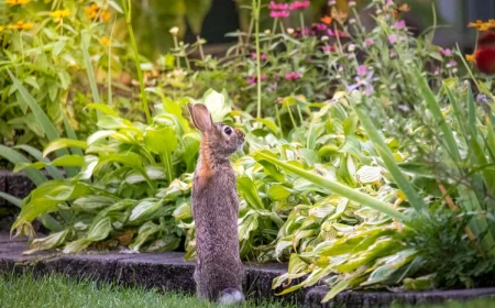 how to keep rabbits out of your garden rabbit propt up in garden