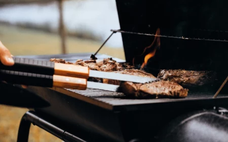 how to clean your grill cooking on grill