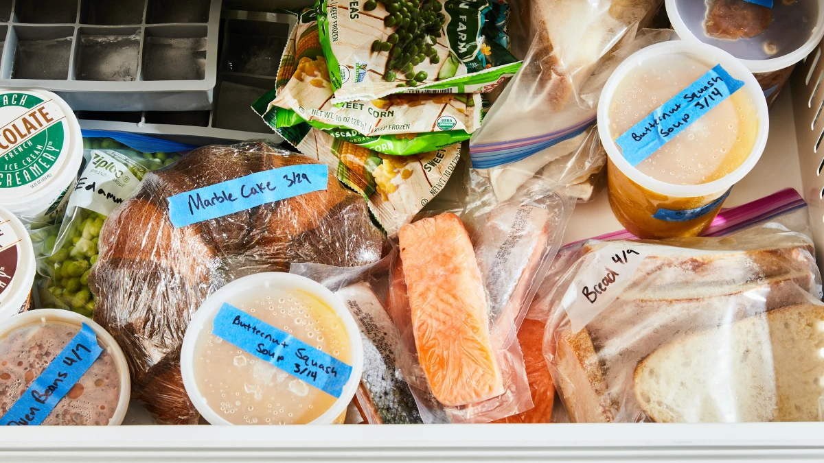 how to organize your freezer food in freezer