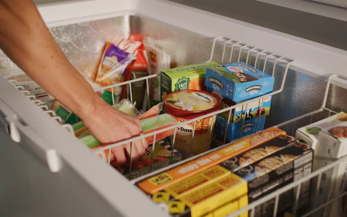 how to organize your freezer freezer full of food