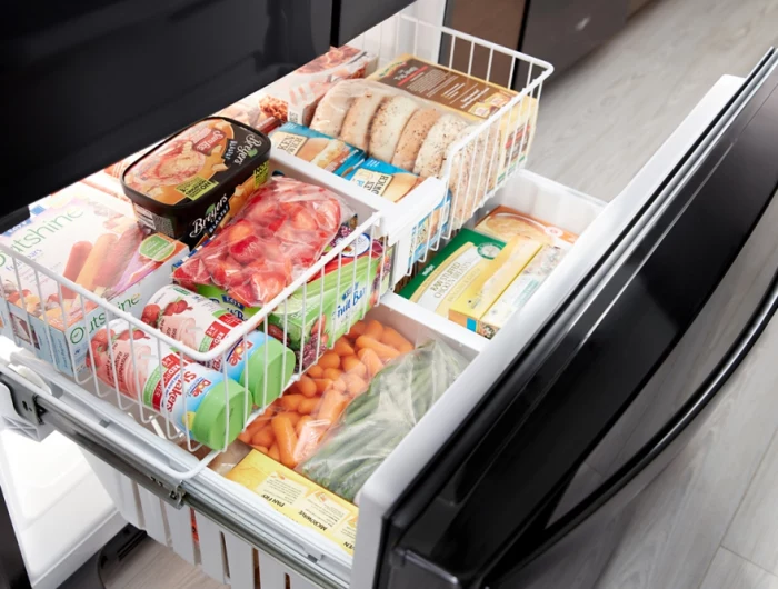 how to organize your freezer pull out freezer