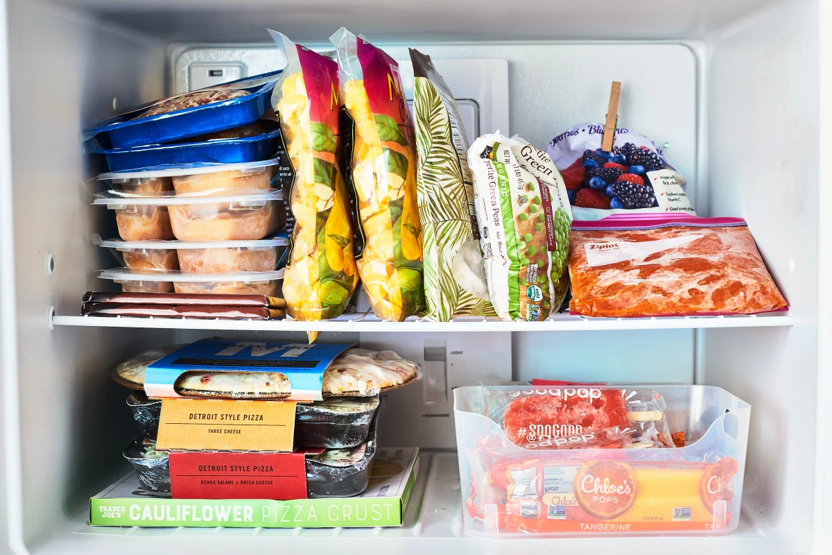 organized freezer