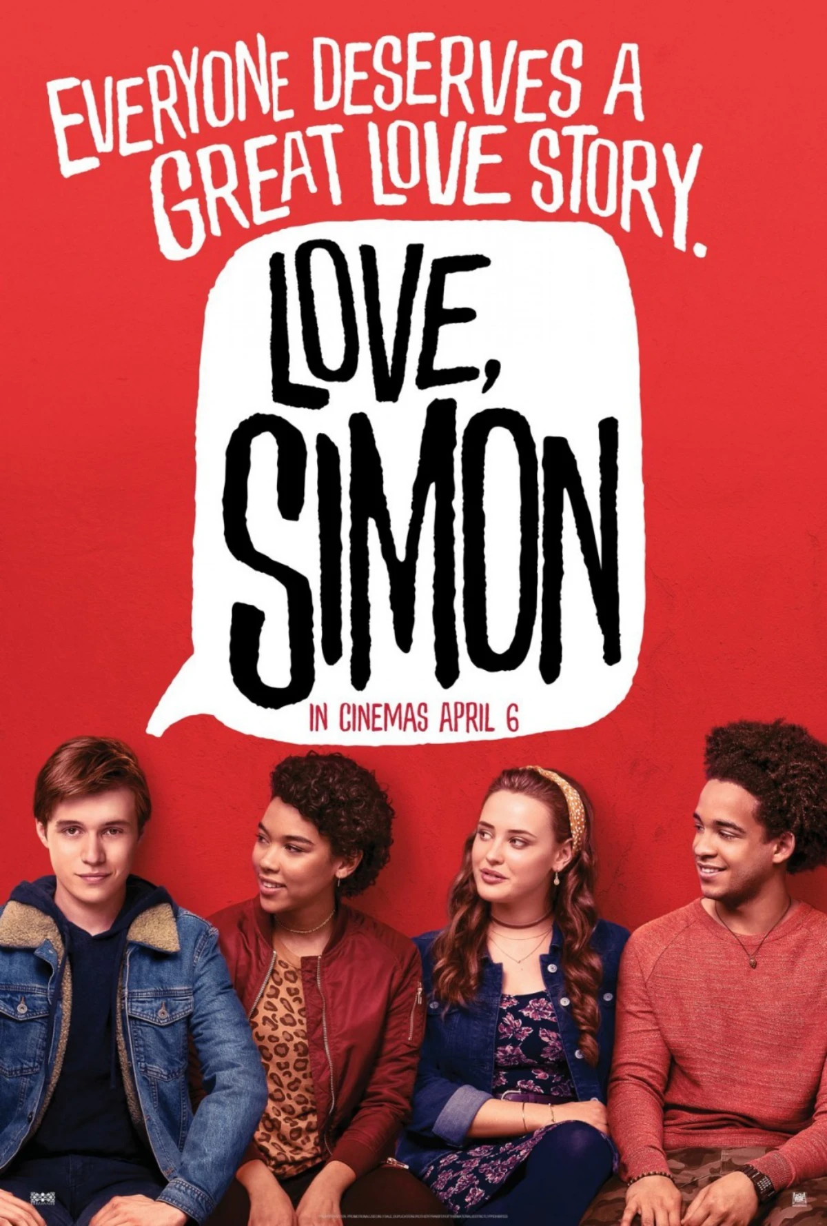 romantic movies based on books love simon movie poster